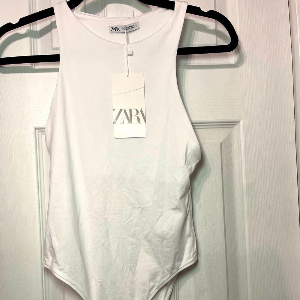 Zara white bodysuit| Small